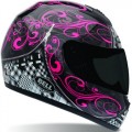  Bell Arrow Womens Zipped Pink Motorcycle Helmet